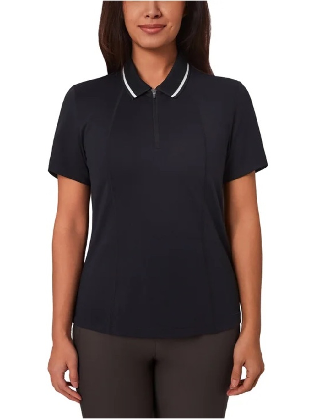 Mondetta Women's Pique Mesh Short Sleeve Polo